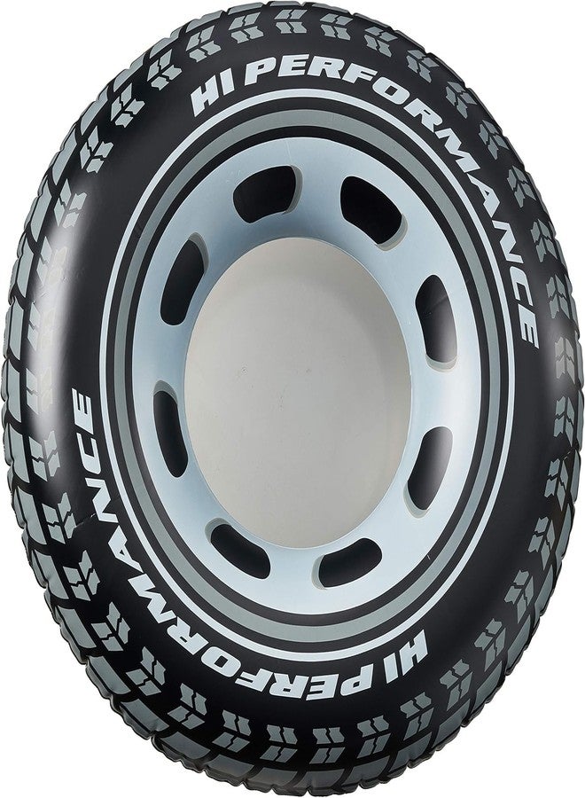 FEBLICH Tire Inflatable Pool Floats, Pool Tubes Swim Ring Pool Float, 80CM Pool Float, Pool Inner Tube Beach Floats for Adults, Blow Up Floaties Water Floaties Pool Raft Lounger Lake (Tire) - Image 1